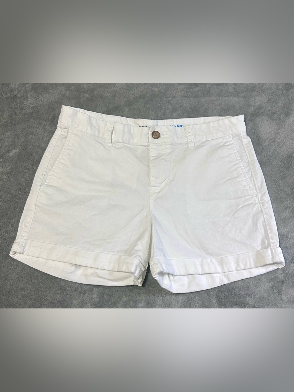 GAP Classic Women's White Cotton Shorts 4